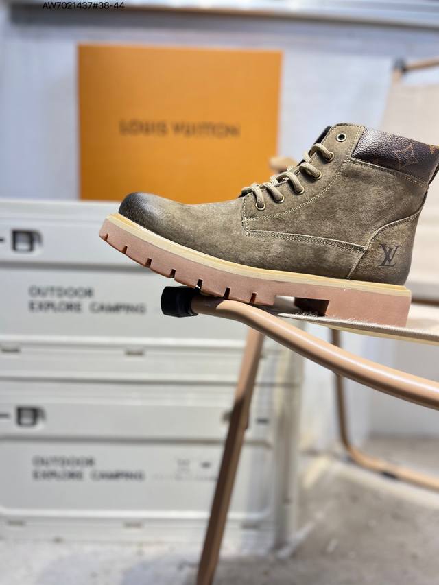 Timberland X Louis Vuitton Lv Collaboration Boots Timberland Monogram Yellow Boo