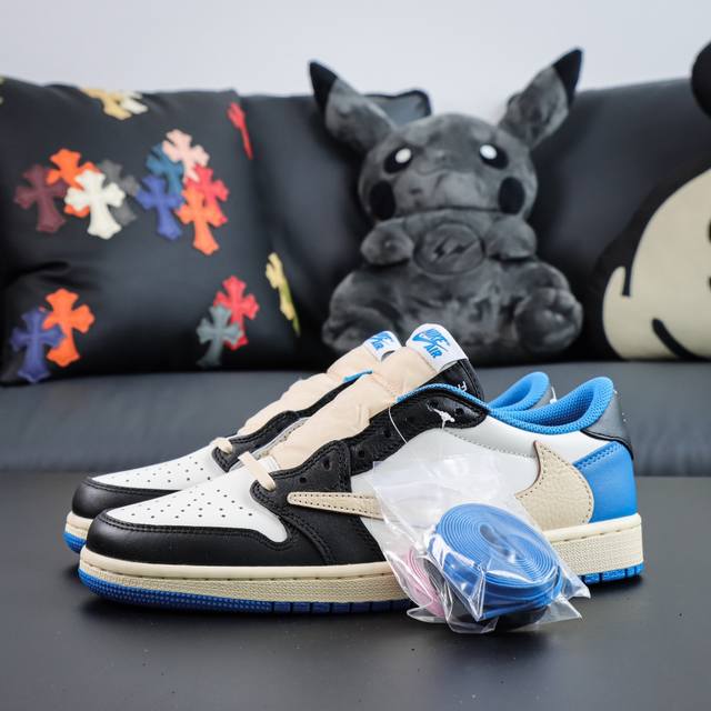 Channel Advantage! Ljr Pure Original AJ1 Travis Scott X Fragment Design X Air Jo
