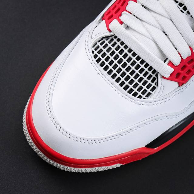 Channel Advantages! Ljr Pure Original AJ4 Air Jordan 4 Rire Red Flame Red Ljr Ve