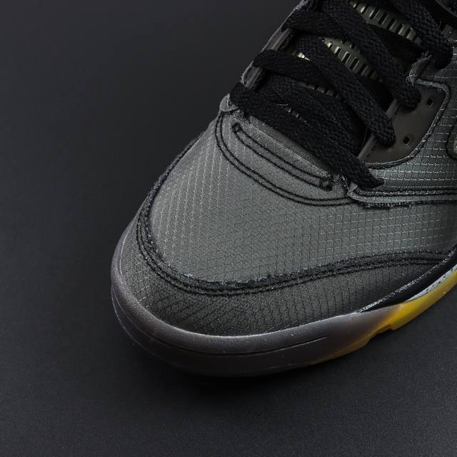 Channel Advantages! Ljr Pure Original AJ5 Off-White X Air Jordan Retro 5 Sp Blac