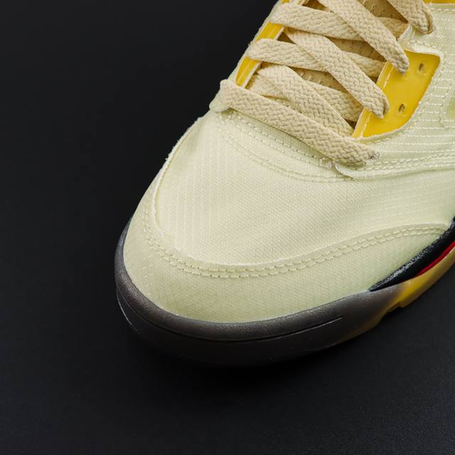 Channel Advantages! Ljr Pure Original AJ5 Off-White X Air Jordan Retro 5 Sp Sail