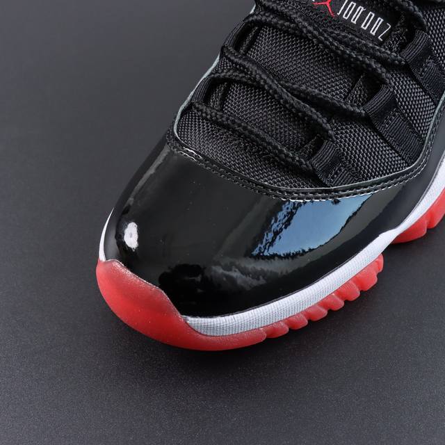 Channel Advantage! Ljr Pure Original AJ11 Air Jordan 11 Low Bred Black/Red Ljr P