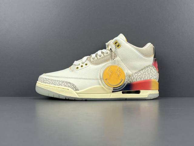 Channel Advantages! X-version Improved AJ3 J Balvin X Jordan Air Jordan 3 Retro