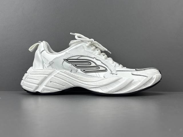 Channel Advantage! OK Version Balenciaga Monday Round Toe Lace-up Low-top Casual