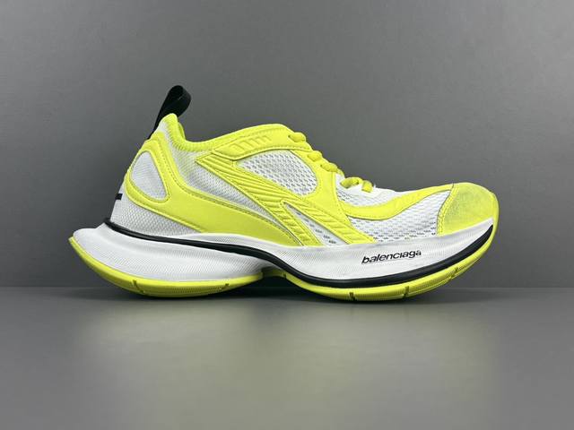 Channel Advantage! OK Version Paris Balenciaga Circuit Round Toe Lace-up Logo Pr