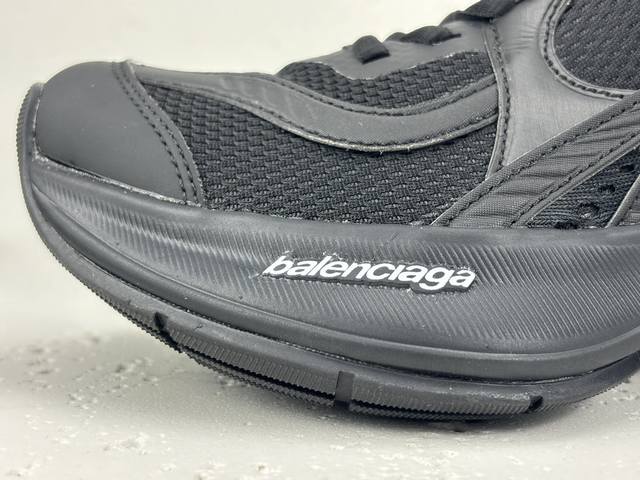 Channel Advantage! OK Version Paris Balenciaga Circuit Round Toe Lace-up Logo Pr