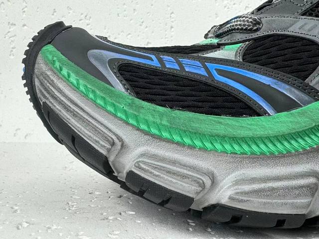 Channel Advantage! OK Version Paris Balenciaga 10XL Mesh Distressed Thick-Soled