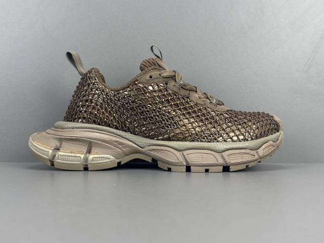 Channel Advantage! OK Version Balenciaga 3XL 24Ss Lace-up Distressed Trendy Low-