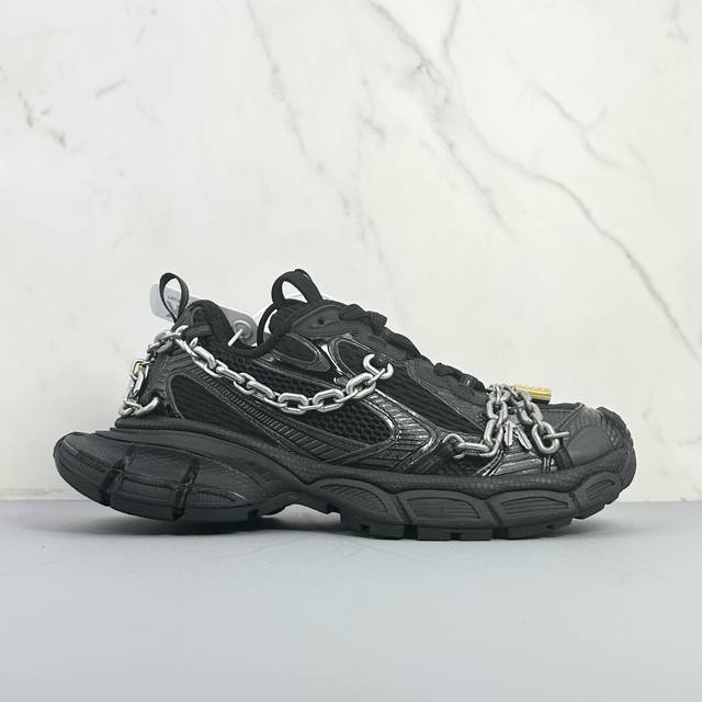 Channel Advantage! OK Version Balenciaga 3XL 24Ss Lace-up Distressed Trendy Low-
