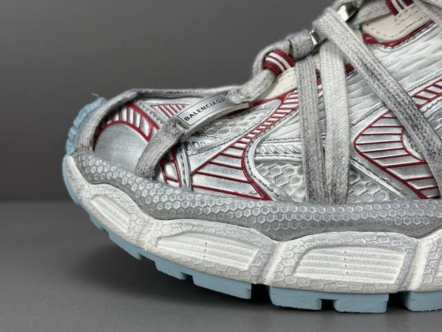 Channel Advantage! OK Version Balenciaga 3XL 24Ss Lace-up Distressed Trendy Low-