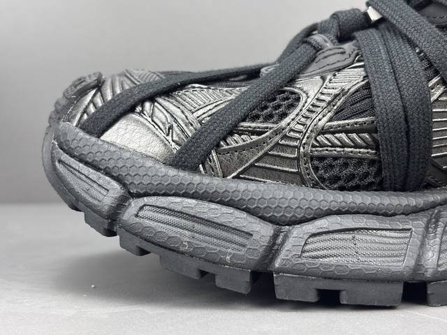 Channel Advantage! OK Version Balenciaga 3XL 24Ss Lace-up Distressed Trendy Low-