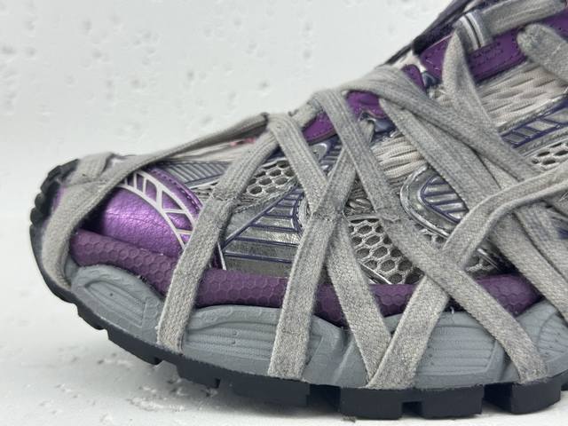 Channel Advantage! OK Version Balenciaga 3XL 24Ss Lace-up Distressed Trendy Low-