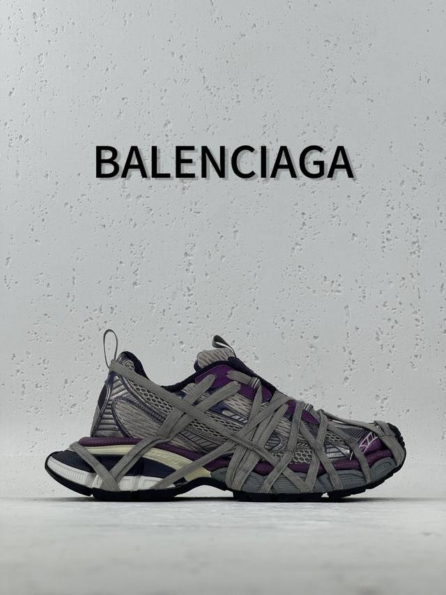 Channel Advantage! OK Version Balenciaga 3XL 24Ss Lace-up Distressed Trendy Low-