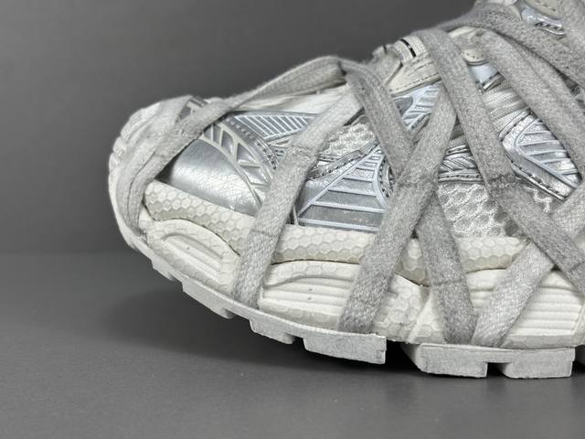 Channel Advantage! OK Version Balenciaga 3XL 24Ss Lace-up Distressed Trendy Low-