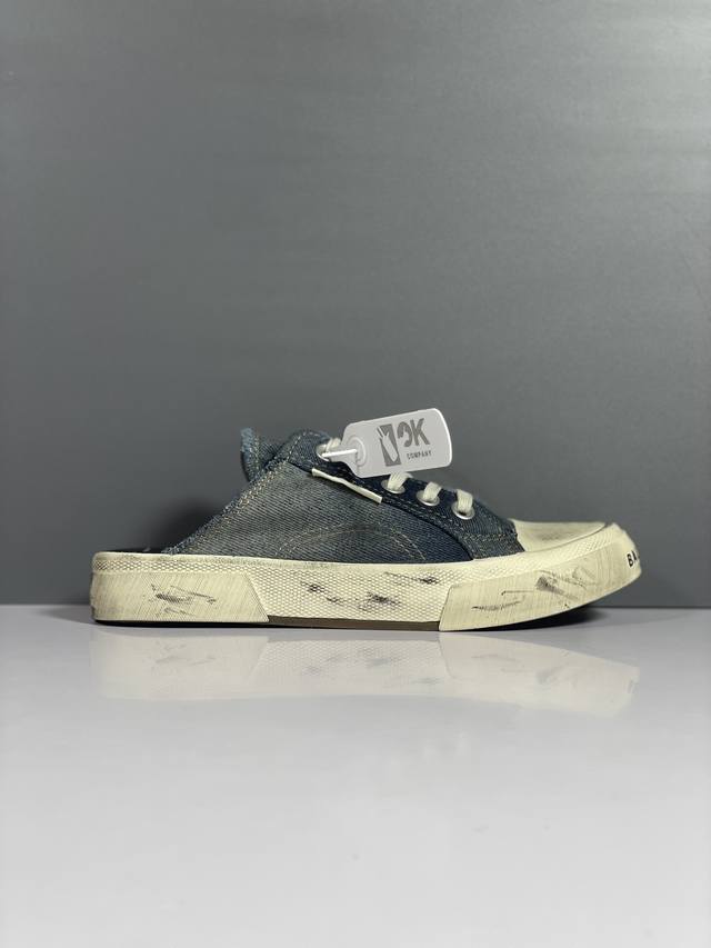 Channel Advantage! OK Version Balenciaga Paris Lace-up Flat Fashion Sandals, Uni