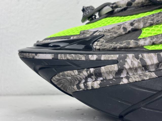 Channel Advantage! OK Version Paris Balmain Unicorn Calfskin Round Toe Lace-up L