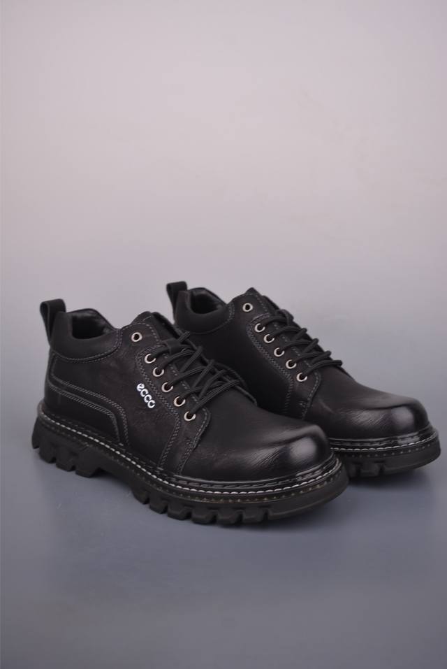 Ecco Men's Shoes 2025 New Arrival Color-blocked Streetwear Lightweight Series Ma