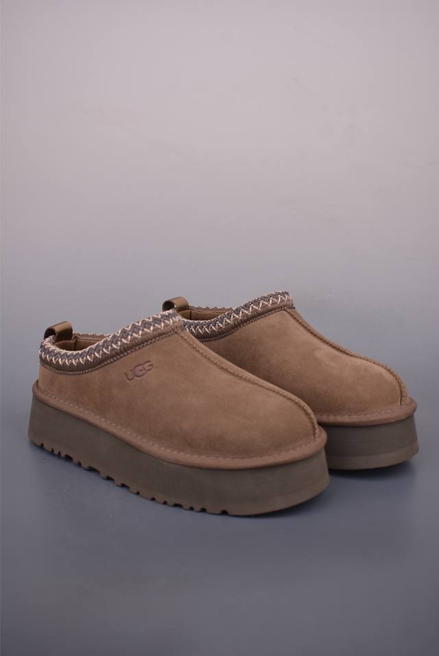 Ugg Tutz Series Thick Mule Style Closed-Toe 5cm Half-Slippers Ethnic Style Autum