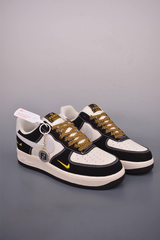 Nike Air Force 1 Low Fendi Collaboration. Made with original last and cardboard,