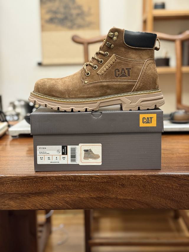 New Arrival# Cat Outdoor Workwear Casual Martin Boots, Yellow Boot Series. Made