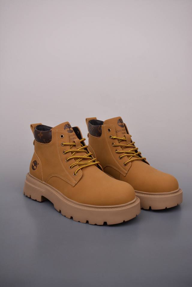 Louis Vuitton x Timberland Collaboration: The iconic yellow boots. A fusion of t