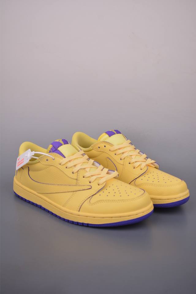 Fragment X Travis Scott X Kobe Air Jordan 1 Low Deconstructed Lacing Three-Way C