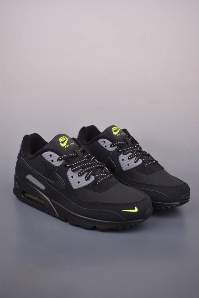 Nike Air Max 1 Retro Black/Green Pure Original Version Retro Casual Running Shoe