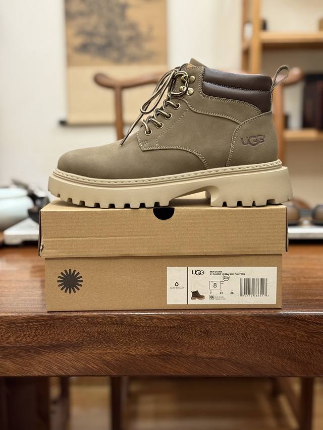 New Arrival Ugg Autumn/Winter Men's Mid-Top Casual Martin Boots Series High-qual