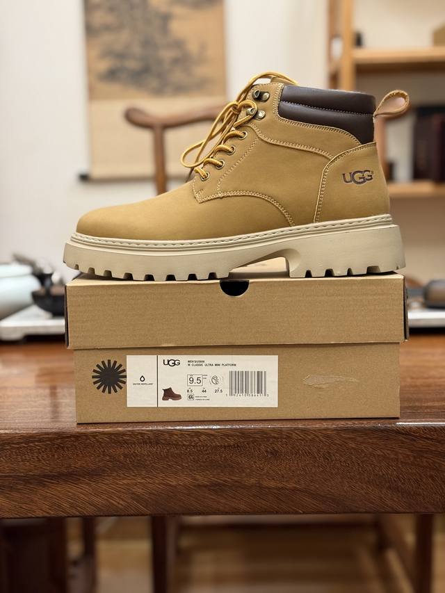 New Arrival Ugg Autumn/Winter Men's Mid-Top Casual Martin Boots Series High-qual