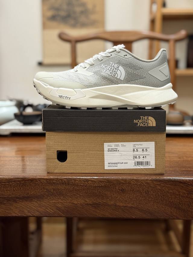 Top-tier original factory quality North Face The M Vectiv Enduris 4 White/Grey N