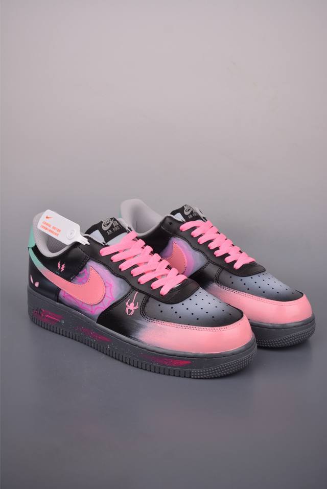 Nike Air Force 1 Low with personalized graffiti. Made with original last and car