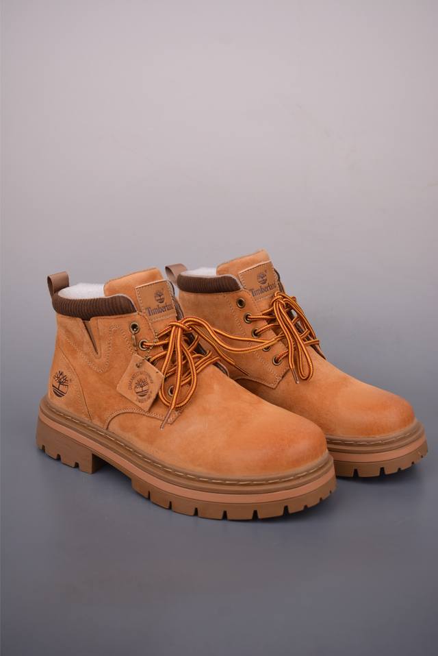Timberland Outdoor High-Top Casual Yellow Boots Series #Guangdong Factory Qualit