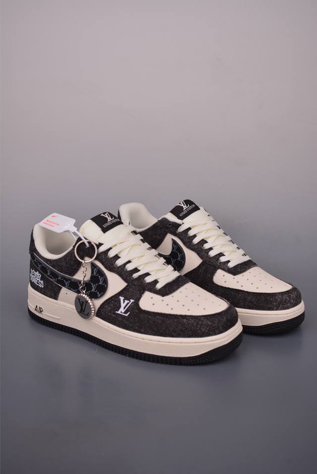 Nike Air Force 1 Low Lv Collaboration. Made with original last and cardboard, th