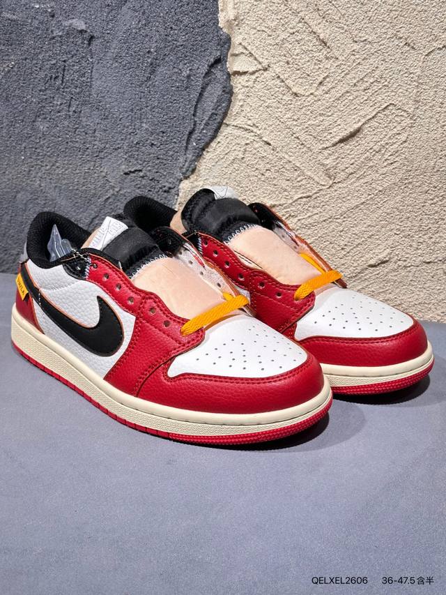 New Arrival Real Shots 1 New Air Jordan 1 Low with Reverse Swoosh and Auspicious