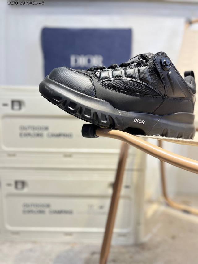 Dior B30 Mesh Fabric Thick Sole Lace-up Casual Low-top Sneakers Unisex Dad Shoes