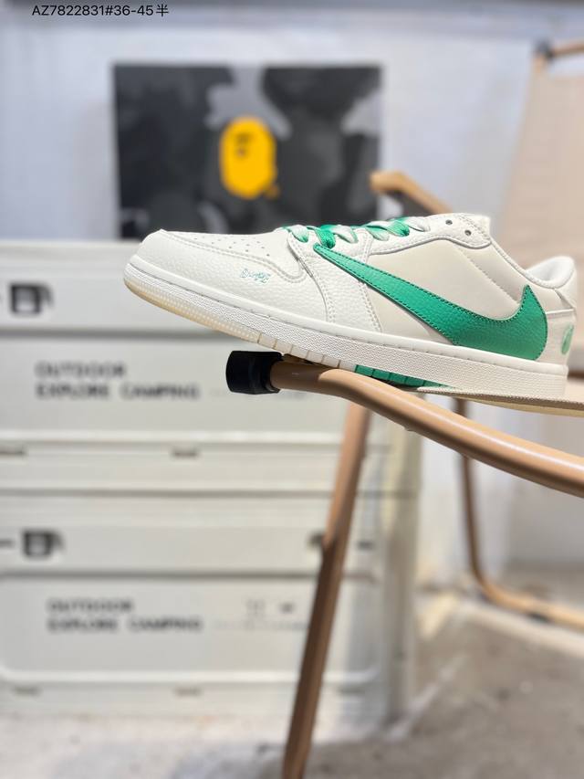 Factory Grade Top-Grain Leather Ape Head X Jordan Air Jordan 1 Low AJ1 Low-Top B