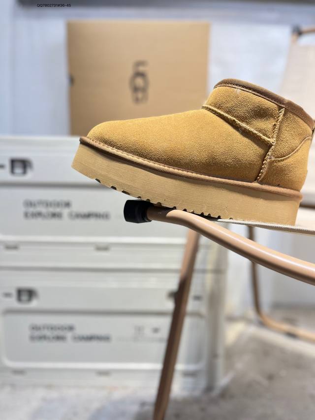 Ugg snow boots, waterproof suede leather upper, American luxury brand Ugg W Neue