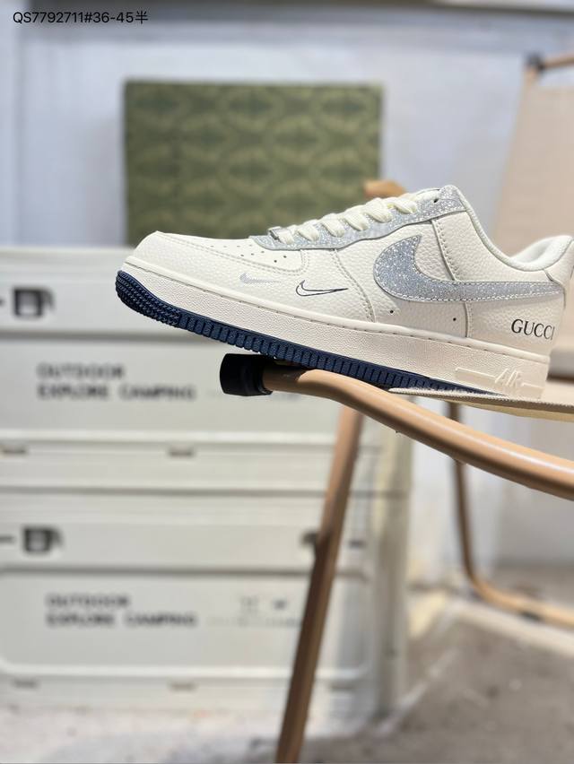 Nk Air Force 1 '07 Low Low-top Casual Sneakers #Custom Leather, Original Last an