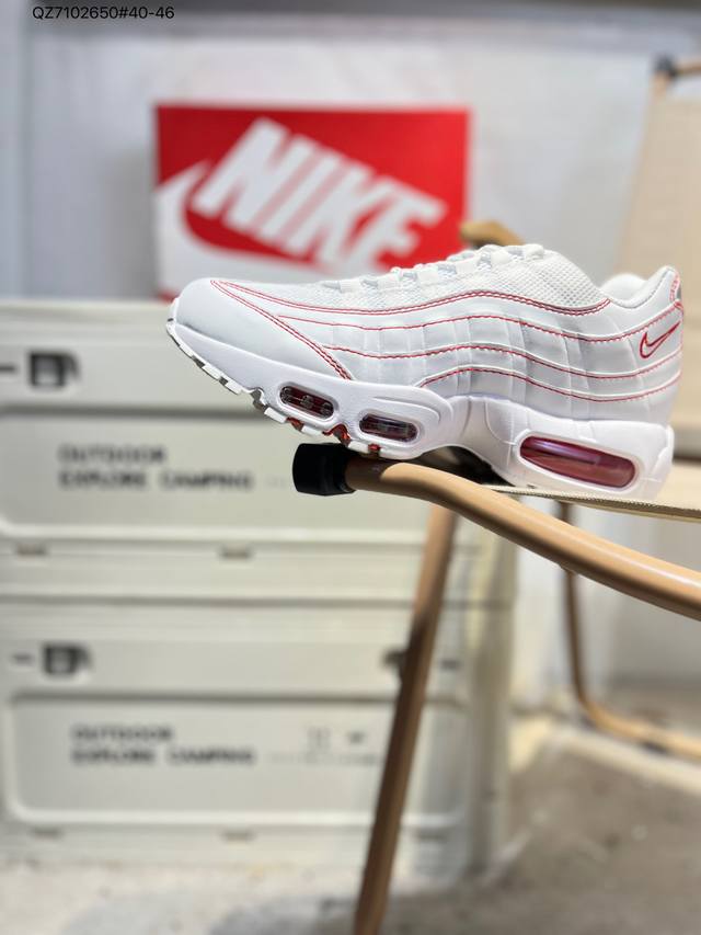 Cdg X Nike Air Max 95 Collaboration Retro Trend Versatile Air Cushioning Running