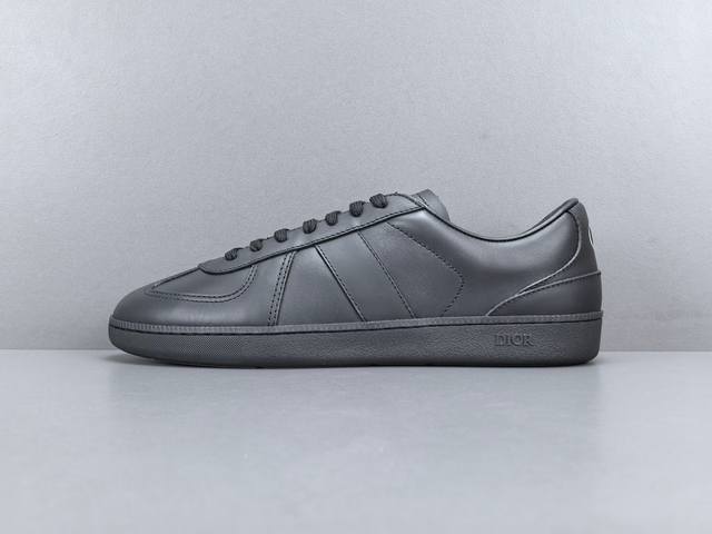 Channel Advantage! Dior B01 Leather Suede Round Toe Lace-up Low-top Sneakers for
