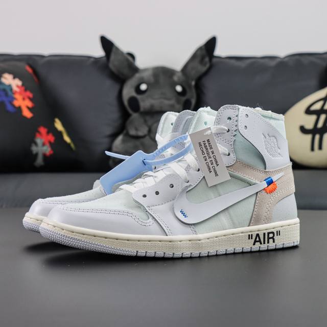 Channel Advantage! Ljr Pure Original AJ1 Off-White X Air Jordan 1 Retro High Whi