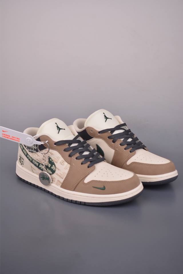 Nike Jordan Air Jordan 1 Stussy Collaboration Highly Recommended Genuine Factory