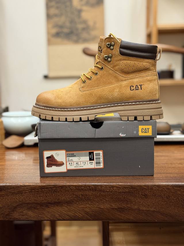 New Arrival Cat Hardman Bulldozer Brand Classic Versatile Outdoor Casual Yellow
