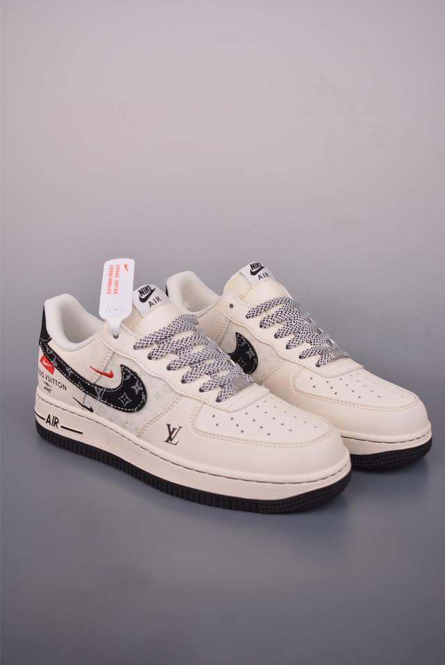 Nike Air Force 1 Low Lv Collaboration. Made with original last and cardboard, th