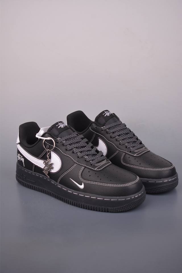 Nike Air Force 1 Low Stussy Collaboration. Made with original last and cardboard