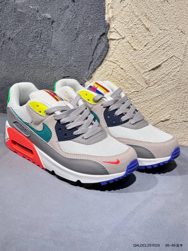 Nk Air Max 90 Nike Retro Cushioned Running Shoes Dh4619- Qaldcl251029 Ddd