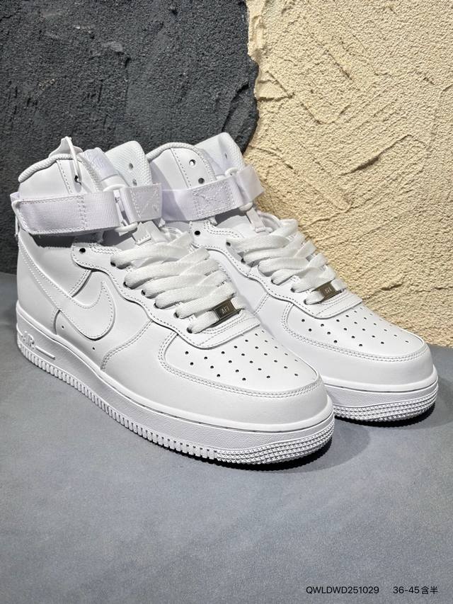 New Arrival Real Shots Nike Air Force 1 High Sneakers Pure White Cw2290-111 Qwld