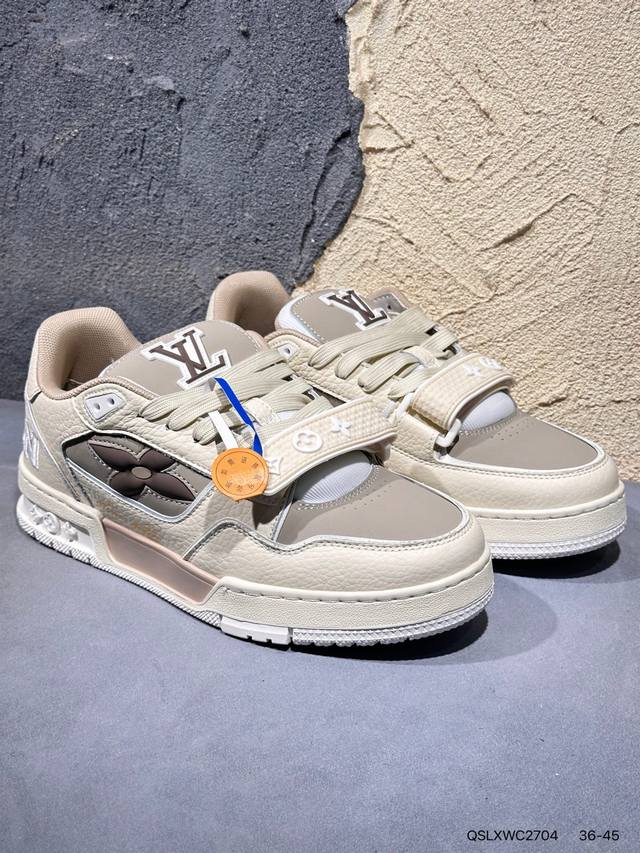 New Arrival Real Shots Brand New Louis Vuitton Trainer Sneaker Low Casual Sports