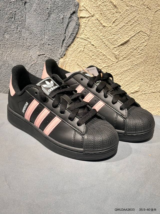 New Arrival Real Shot Ad Originals Superstar II Shell Toe Made with brand new to