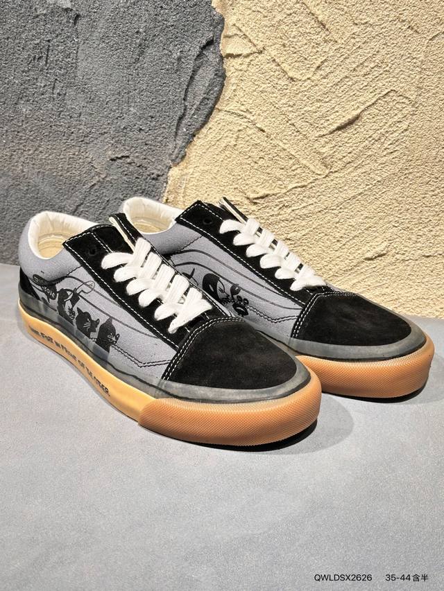 New Arrival Real Shots Vans Old Skool Classic Black Low-Top Casual Sneakers Qwld